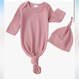 Knotted infant gown